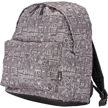 Městský batoh BENZI Batoh BZ 5742 Inscriptions Grey