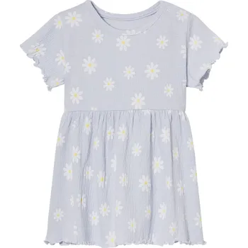 Dívčí šaty lupilu® Dívčí šaty s BIO bavlnou (světlá lila fialová, 50/56)