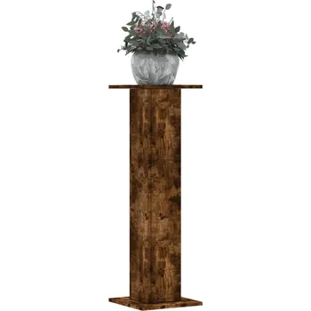Stojan na květiny vidaXL Stojany na rostliny 2 ks 30x30x95 cm kompozitní dřevo [3307880] Barva: kouřový dub