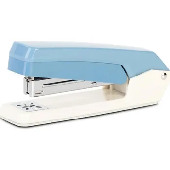 Sešívačka Deli 0434 s otočným ramenem, výkon 25 listů, modrá