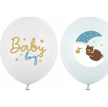 Balónek Balónky na křtiny 6 kusů Ch2