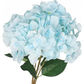 umělá květina UMĚLÉ KVĚTY KYTICE ROSTLIN HORTENZIE JAKO ŽIVÁ 44CM
