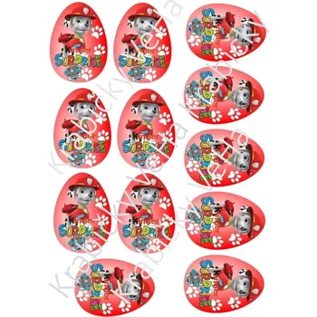 Jedlá dekorace na dort Jedlý tisk na fondánový list A4 motiv "Kinder vejce "