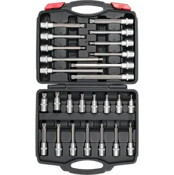 Sada nářadí Bity sada Spline 1/2", M5 - M16, 26 ks