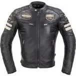 Pánská kožená bunda W-TEC Milano - černá, 5XL