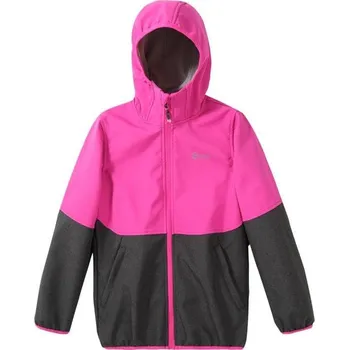 Dívčí bunda SOFTSHELLOVÁ BUNDA ORCHIDEJ/ ŠEDÁ HXC005 VELIKOSTI 92-128 Velikost: 122/128, Barva: Orchidej