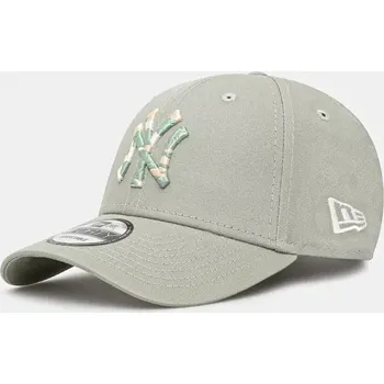 Kšiltovka Bavlněná baseballová čepice New Era zelená barva, 60595186 97X, vel. ONE SIZE