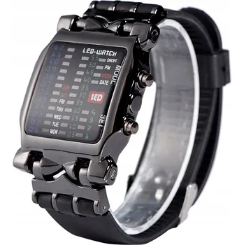 Hodinky LED PÁNSKÉ HODINKY ELEKTRONICKÉ BINÁRNÍ