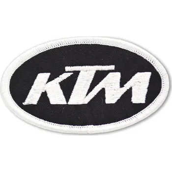 Nášivka Moto nášivka KTM logo oval 7 cm x 4 cm