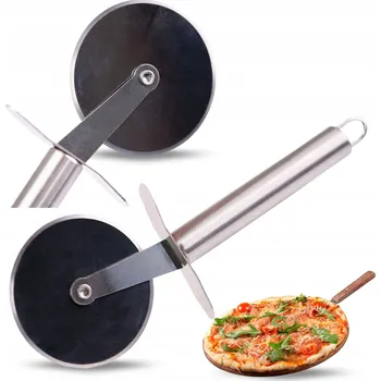 Kuchyňský nůž NŮŽ NŮŽ NA PIZZU Z NEREZOVÉ OCELI OCELI, KULATÝ Z NEREZOVÉ RADÝLKO