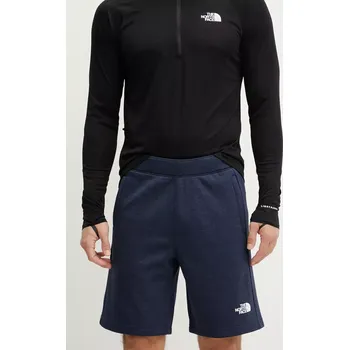 Pánské kraťasy Kraťasy The North Face Reaxion pánské, tmavomodrá barva, melanžové, NF0A8BET8Q01 59X, vel. XL