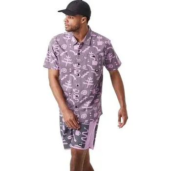 Pánská košile košile PICTURE Mataikona S/S SNAKE PRINT velikost oblečení L