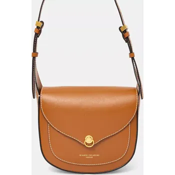 Kabelka Kožená kabelka Gianni Chiarini ISA BS.11427.PRCK hnědá 88X, vel. ONE SIZE