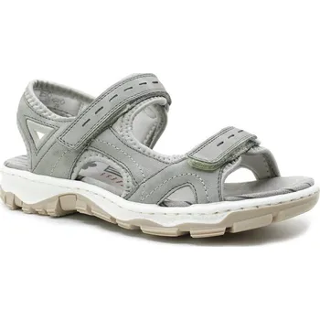 Dámské sandále RIEKER 68866-40 grey, dámské sandály vel.37