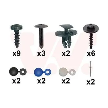 Nárazník 14- sada prichytek pro predni cast vozu