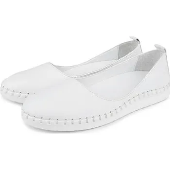 Dámské baleríny Vlnka Dámské kožené baleríny Melisa bílá velikost obuv dospělí 41
