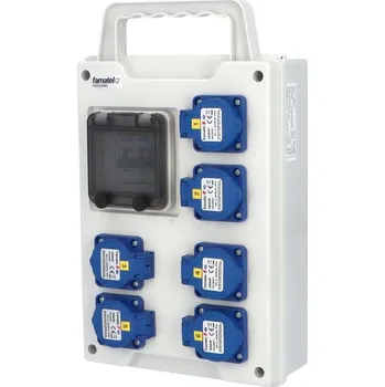 modulární přístroj a rozvaděč FAMATEL Skříň EB371-EB600000.0 /4M zásuvková přenosná eb371