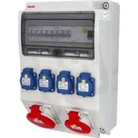 Zásuvková skříň ZSF40101000.1/3959 IP44 jištěná s chráničem