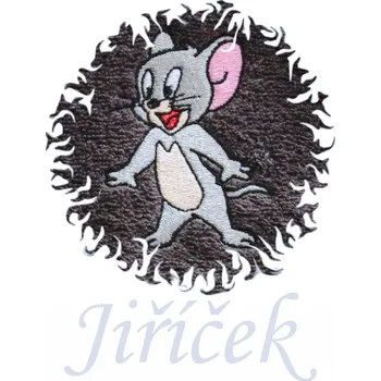 Dětská osuška s výšivkou a jménem QUALITY 400 g/m2 - MYŠÁČEK