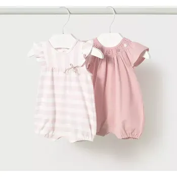 Kojenecký overall Dětské rampery Mayoral Newborn 1749.2B.Newborn.PPYH růžová 30X, vel. 75