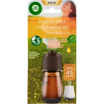 Aroma difuzér Air Wick Aroma Mist Šťastné chvilky automatický osvěžovač vzduchu náhradní náplň 20 ml