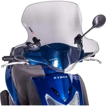 Plexi štít PUIG CITY TOURING 5025H kouřová KYMCO Agility 50 4T (R12) 2005-2017