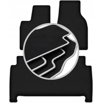 autokoberec Velurové autokoberce Wielganizator 3 ks