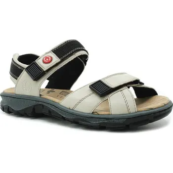 Dámské sandále RIEKER 68851-80 beige, dámské sandály vel.37