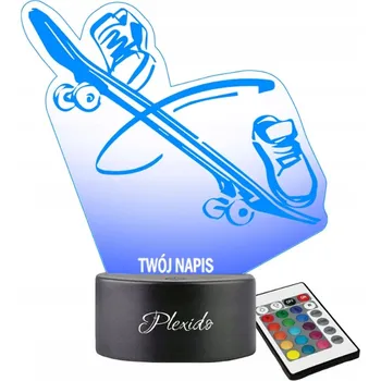 Lampička Noční lampa Plexido vícebarevná