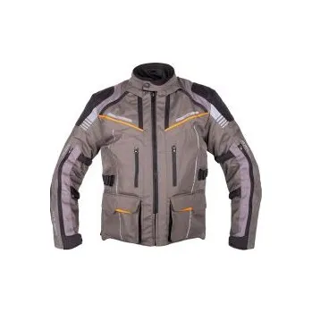 Moto bunda Touringová moto bunda W-TEC Smackton - šedo-oranžová, 5XL