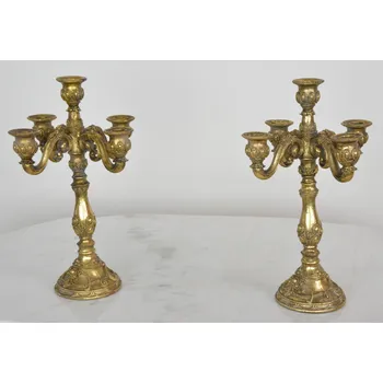 Svícen Zámecké svícny - 4 ramena - pár