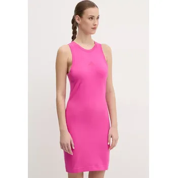 Dámské šaty Šaty adidas Future Icons růžová barva, mini, JE0202 42X, vel. XXS
