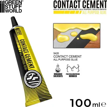 Průmyslové lepidlo Green Stuff World Contact Cement 100ml (Green Stuff World)