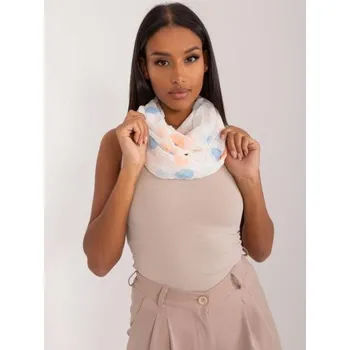 Dámské chinos kalhoty s potiskem ecru-modré