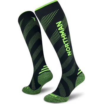 Pánské ponožky Northman Compress ponožky High Elite Velikost: 36-41 Zelené Kompresní Ponožky (Podkolenky)
