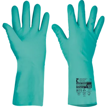 Pracovní rukavice CERVA GREBE chemické rukavice Velikost: 10