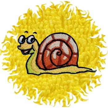 Dětská osuška s výšivkou QUALITY 400 g/m2 - ŠNEK