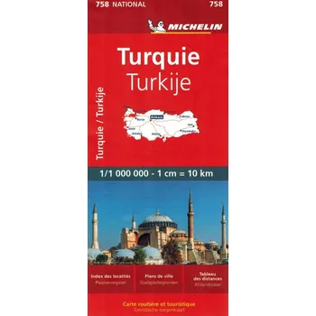TURCJA mapa 1:1 000 000 MICHELIN 2023 Kolektiv autorů