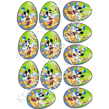 Jedlá dekorace na dort Jedlý tisk na fondánový list A4 motiv "Kinder vejce "