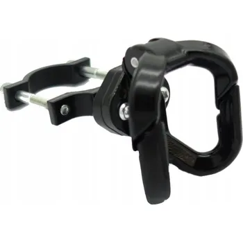 Věšák Držák Inoparts černý kovový dvojitý hák na koloběžky