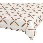 Ubrus ADÉLA 120x140 cm Křížky hnědé