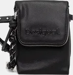 Ledvinka Desigual HALF PHONE BLACK černá barva, 25SAYP45