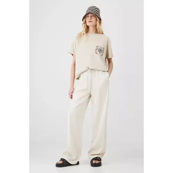 Dámské kalhoty Kalhoty Medicine dámské, béžová barva, široké, high waist RS25.SPD604 08X, vel. S