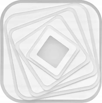 Stropní Svítidlo čtvercový Ecolite 5 bílý