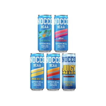 Fitness strava Nocco BCAA S kofeinem - Caribbean