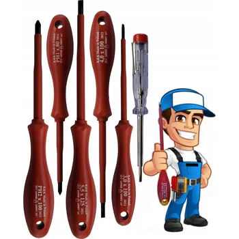 Šroubovák Sada izolovaných šroubováků K&K KK-23PH 6 kusů