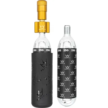 pumpička PEATYS PEATY'S HOLESHOT CO2 PUMPA + BOMBIČKY 2 KS - MTB (25G) - BOURBON