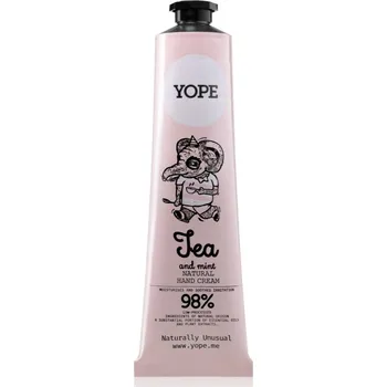 Péče o ruce Yope Tea & Mint krém na ruce pro výživu a hydrataci 100 ml
