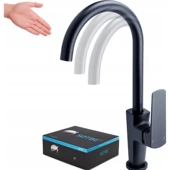 Vodovodní baterie Stojánková umyvadlová baterie Sotbe TOGA BLACK černá