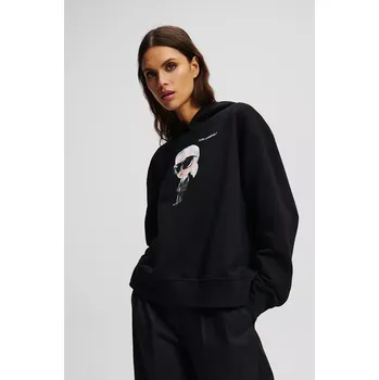 Dámská mikina Mikina Karl Lagerfeld IKON A1W20083 černá 99X, vel. S